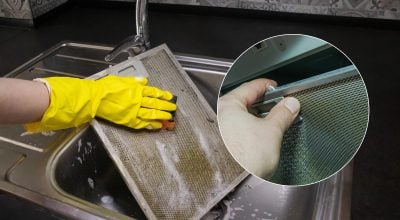 5 minutos y listo: cómo eliminar la grasa rancia de una campana extractora de cocina