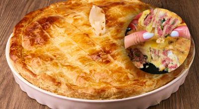 Pastel de pita con relleno secreto en minutos – sabor bombástico